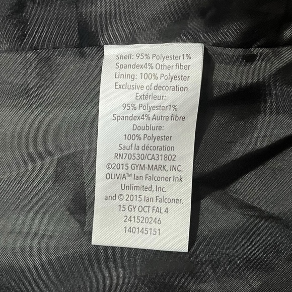 Olivia for Gymboree Black Peacoat with White Bow Accent sz 4 - Picture 5 of 8